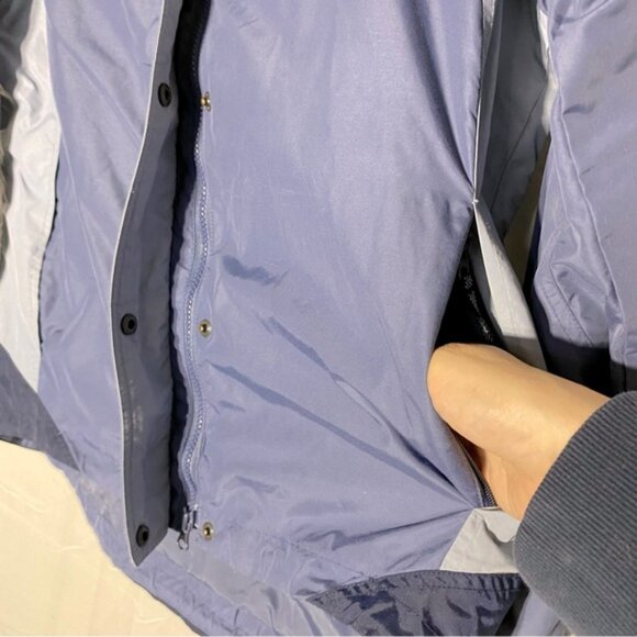 Columbia Blue Soft Shell Windbreaker Light Jacket Outerwear Activewear Jacket M - Picture 11 of 16